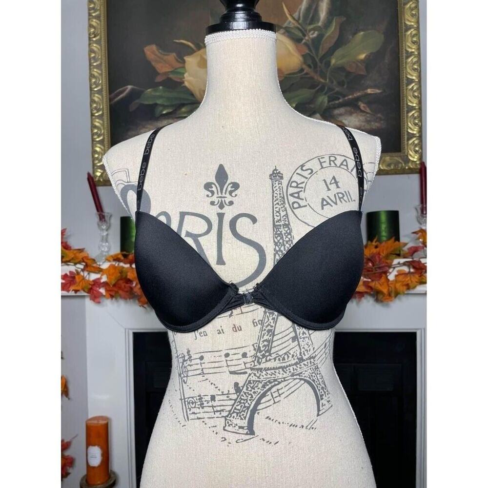 Bebe Women’s Black Push Up Bra Size 34C